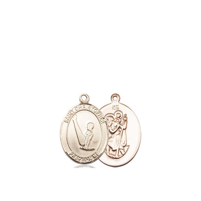 St. Christopher-Gymnastics Medium Pendant