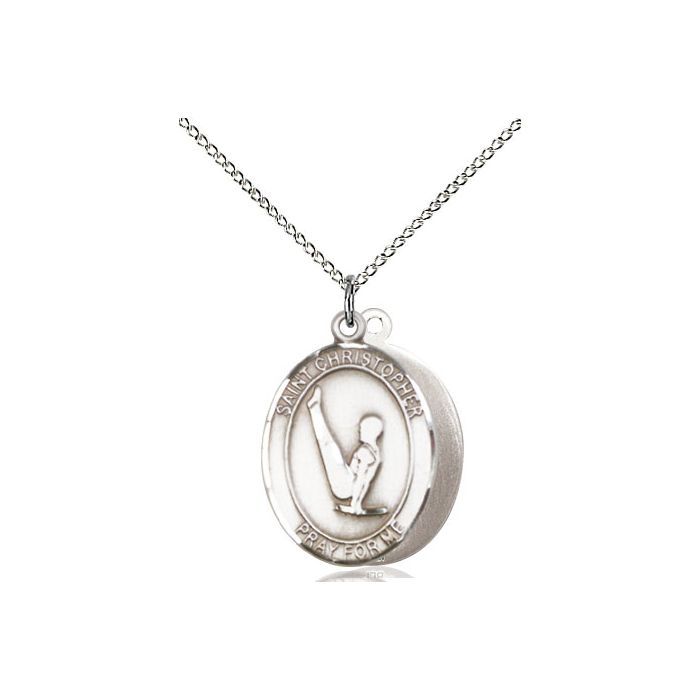 St. Christopher-Gymnastics Medium Pendant