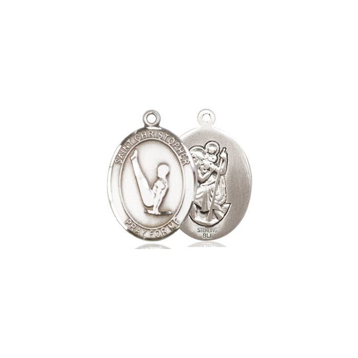 St. Christopher-Gymnastics Medium Pendant