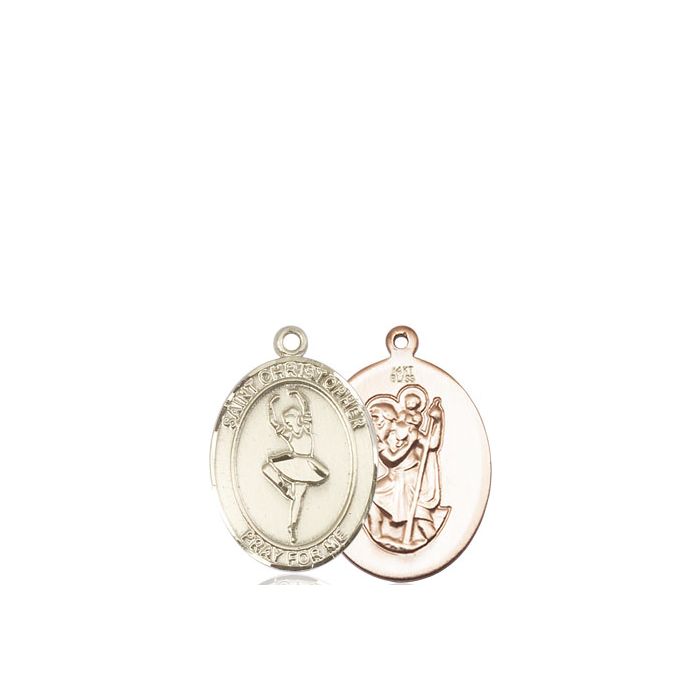 St. Christopher-Dance Medium Pendant