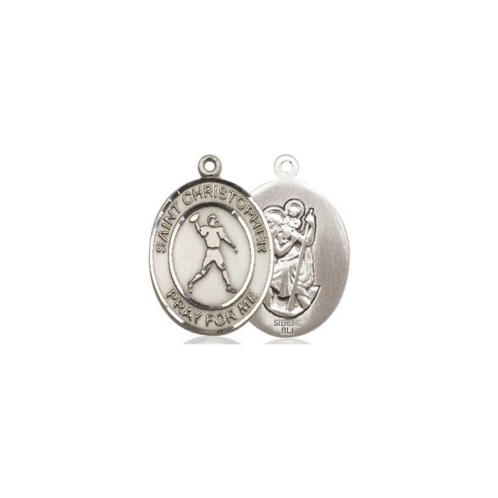 St. Christopher-Football Medium Pendant