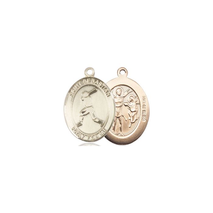 St. Sebastian-Baseball Medium Pendant