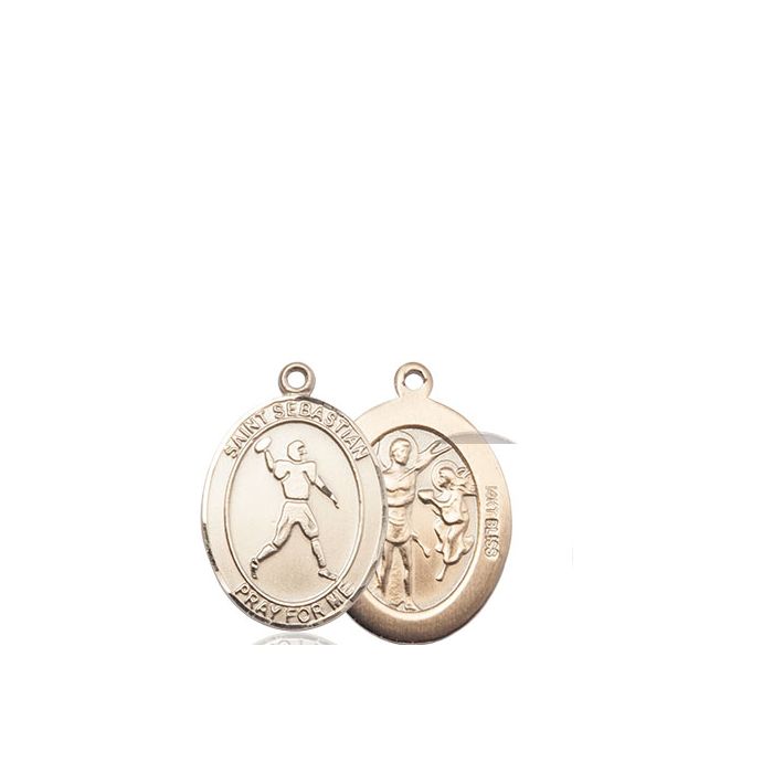 St. Sebastian-Football Medium Pendant
