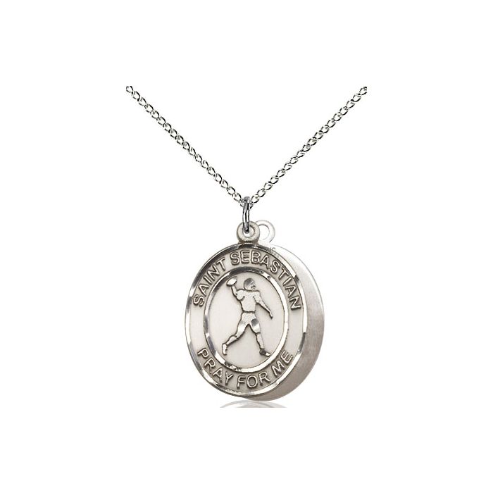 St. Sebastian-Football Medium Pendant