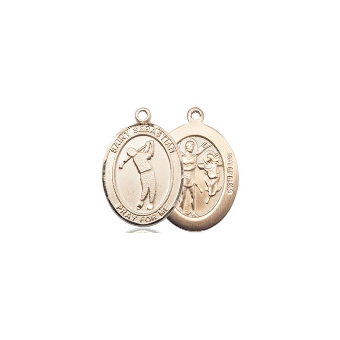 St. Sebastian-Golf Medium Pendant