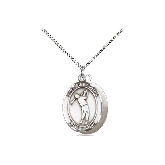 St. Sebastian-Golf Medium Pendant