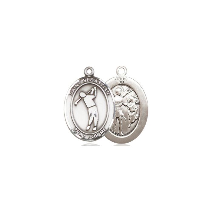 St. Sebastian-Golf Medium Pendant