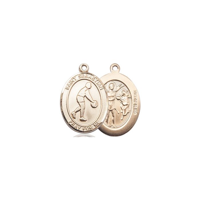 St. Sebastian-Basketball Medium Pendant