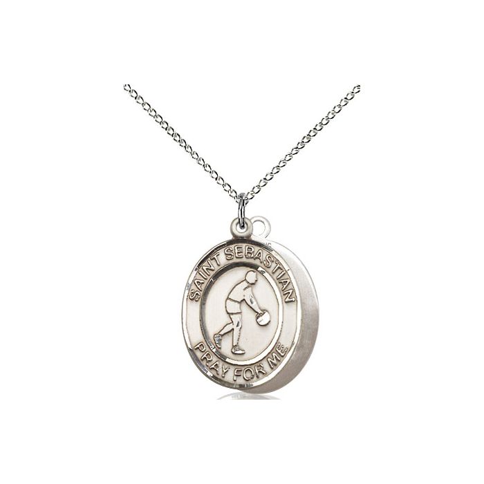 St. Sebastian-Basketball Medium Pendant