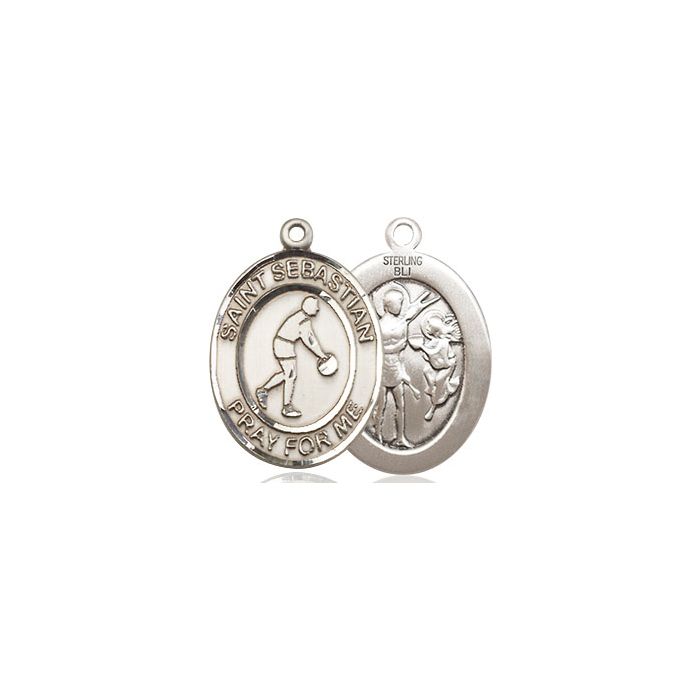St. Sebastian-Basketball Medium Pendant