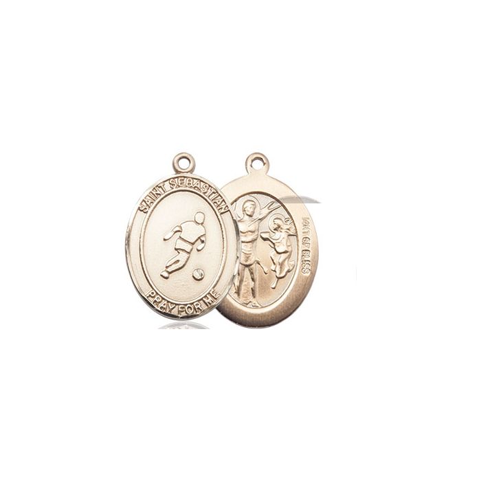 St. Sebastian-Soccer Medium Pendant