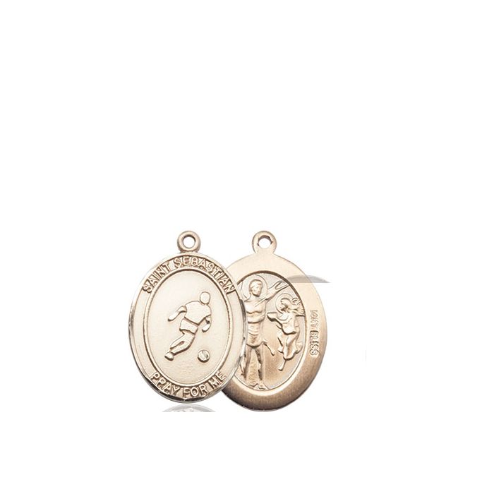St. Sebastian-Soccer Medium Pendant