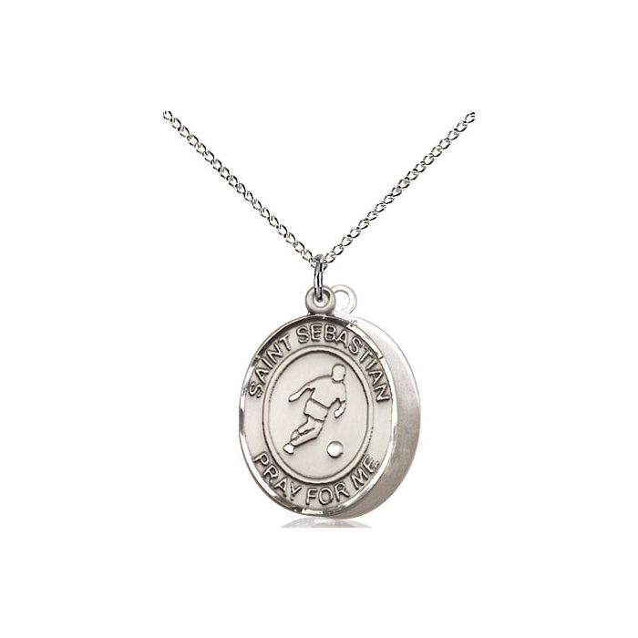 St. Sebastian-Soccer Medium Pendant