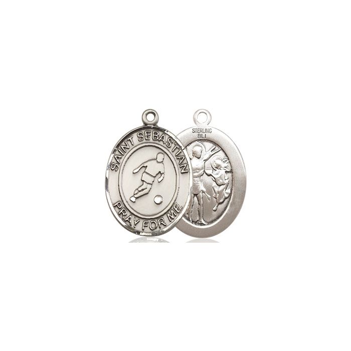 St. Sebastian-Soccer Medium Pendant