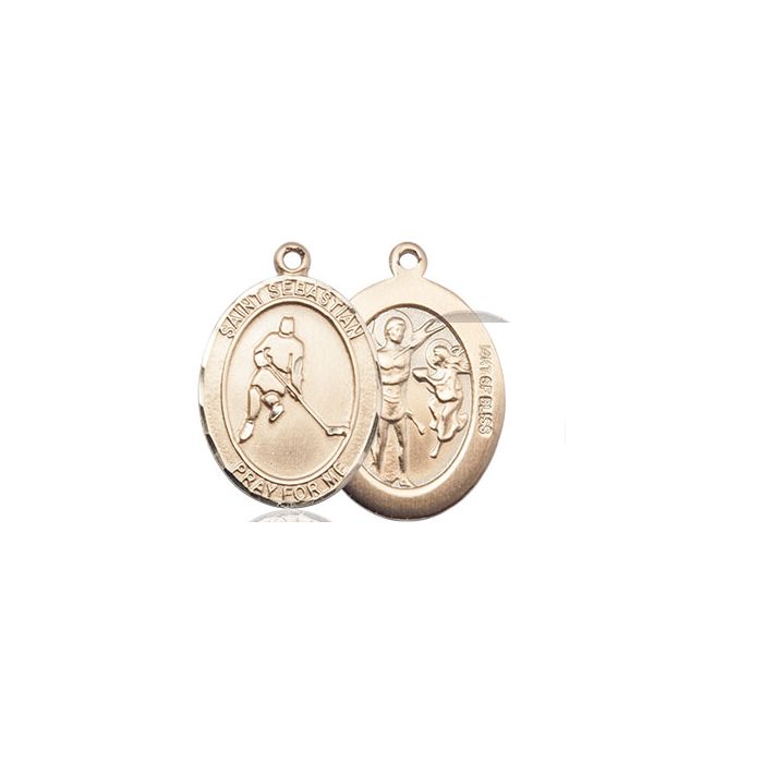 St. Sebastian-Ice Hockey Medium Pendant