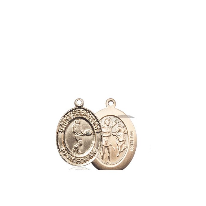 St. Sebastian-Tennis Medium Pendant