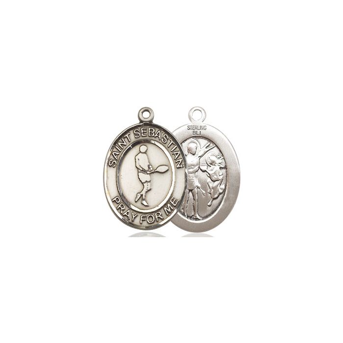 St. Sebastian-Tennis Medium Pendant