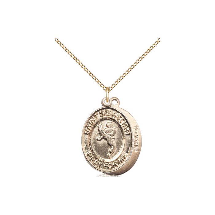 St. Sebastian-Martial Arts Medium Pendant