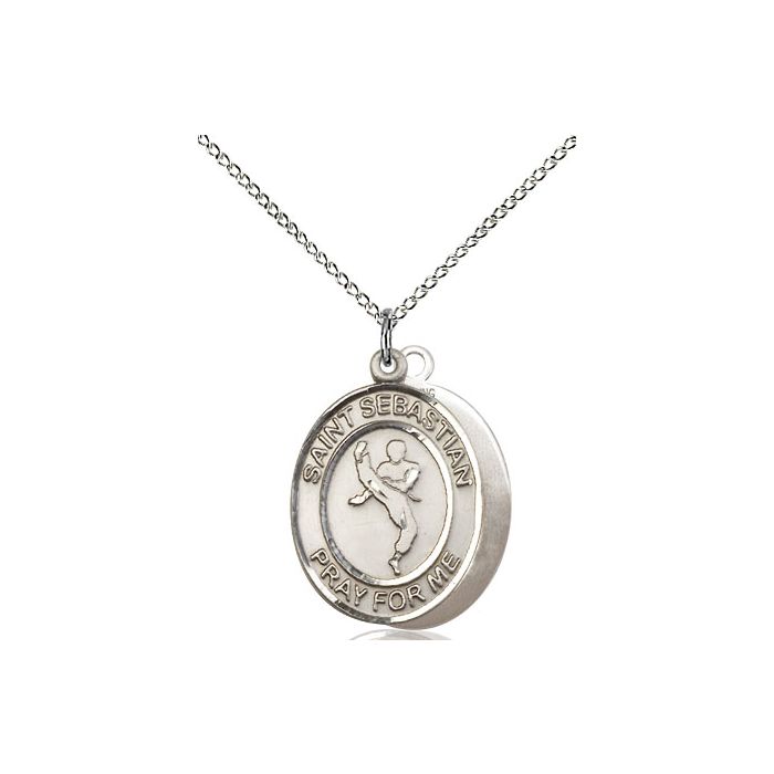St. Sebastian-Martial Arts Medium Pendant