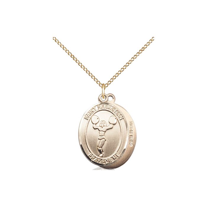 St. Sebastian-Cheerleading Medium Pendant