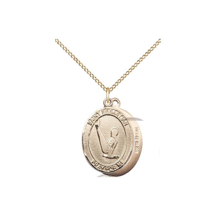 St. Sebastian-Gymnastics Medium Pendant
