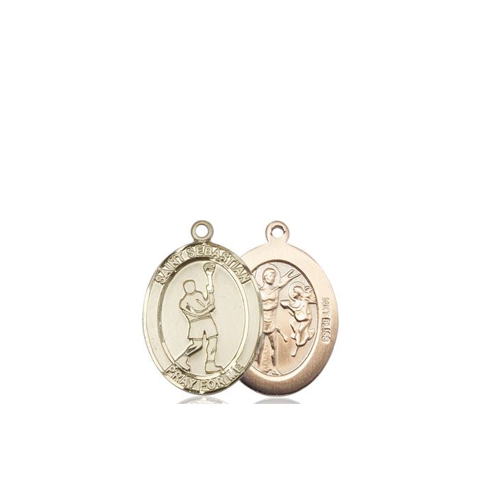 St. Sebastian-Lacrosse Medium Pendant