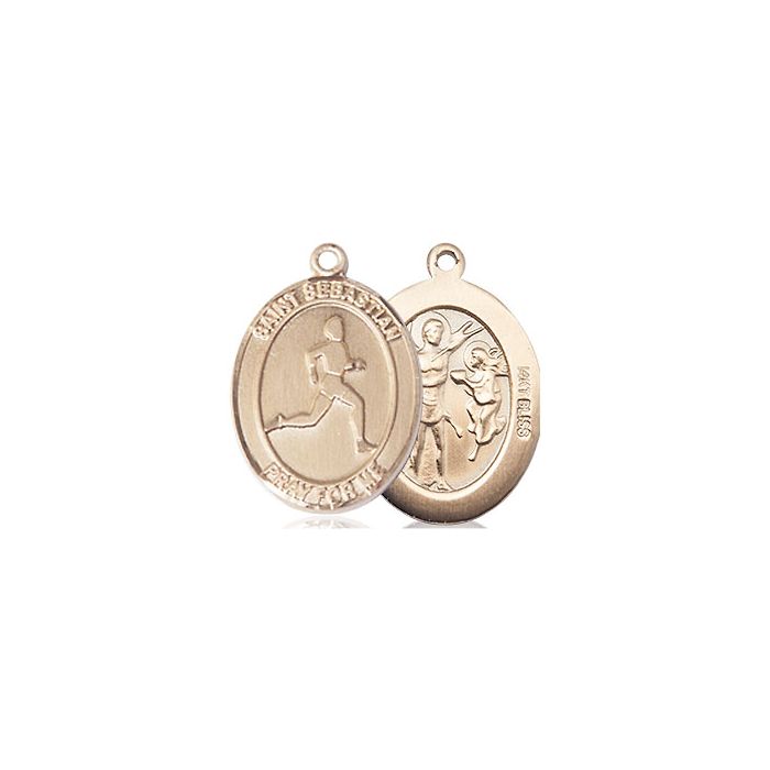 St. Sebastian-Track & Field Medium Pendant