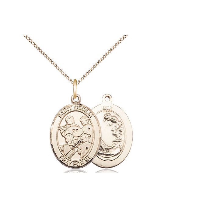 St. Cecilia - Marching Band Medium Pendant
