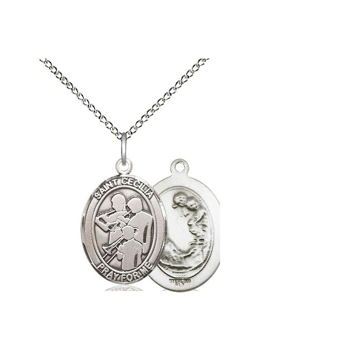 St. Cecilia - Marching Band Medium Pendant