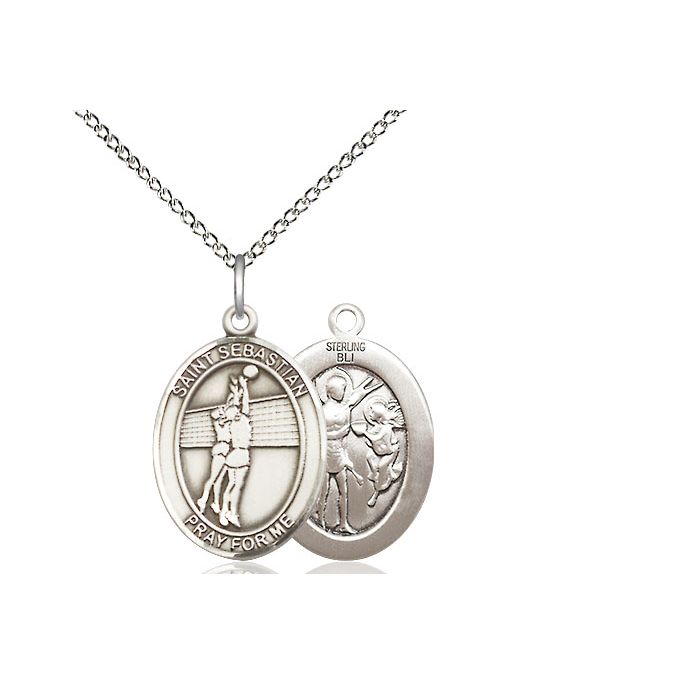 St. Sebastian - Volleyball Medium Pendant