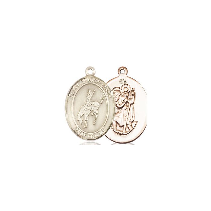 St. Christopher - Rodeo Medium Pendant