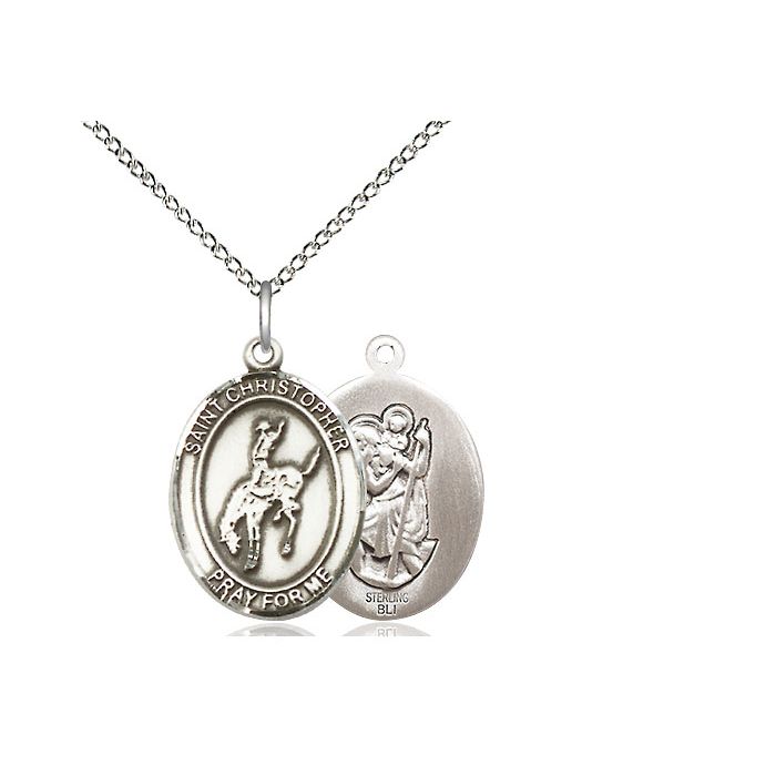 St. Christopher - Rodeo Medium Pendant