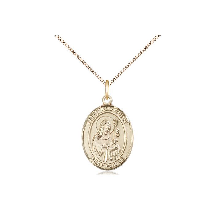 St. Gertrude of Nivelles Medium Pendant