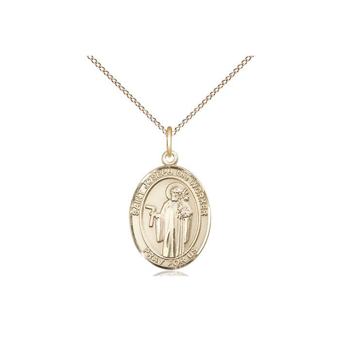 St. Joseph the Worker Medium Pendant