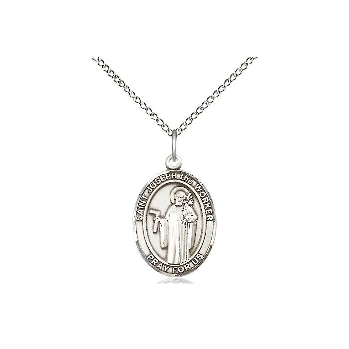 St. Joseph the Worker Medium Pendant