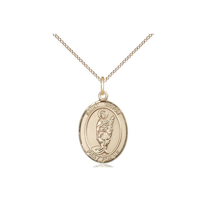 St. Victor of Marseilles Medium Pendant