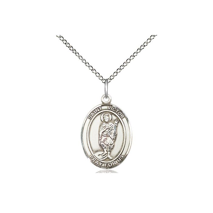St. Victor of Marseilles Medium Pendant