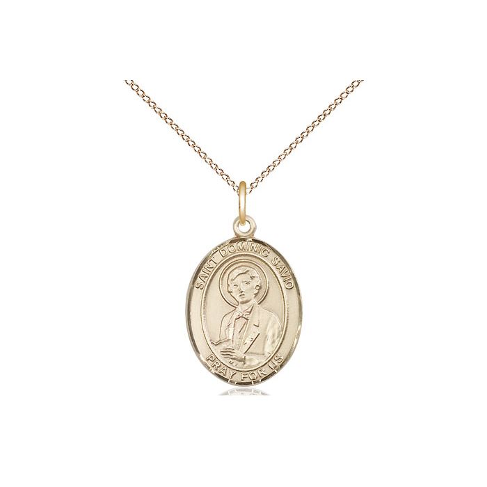 St. Dominic Savio Medium Oval Pendant