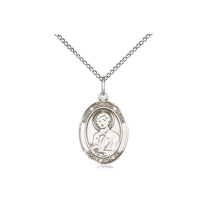 St. Dominic Savio Medium Oval Pendant