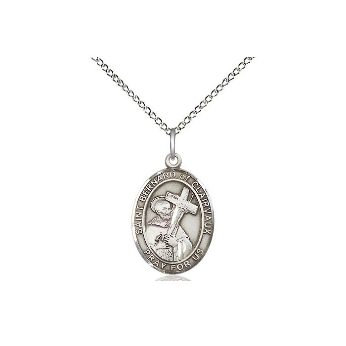 St. Bernard of Clairvaux Medium Pendant