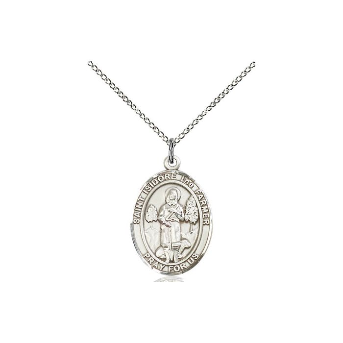 St. Isidore the Farmer Medium Pendant