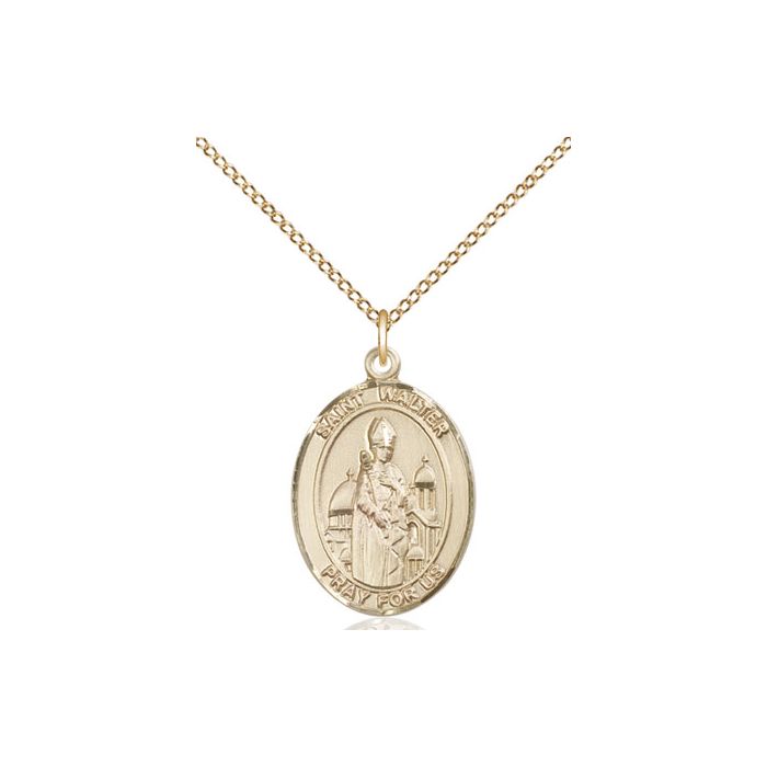 St. Walter of Pontnoise Medium Pendant