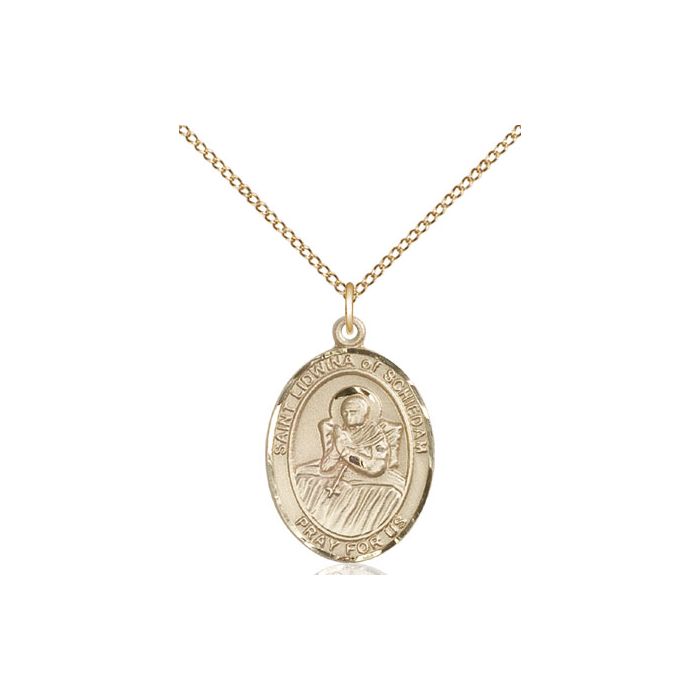 St. Lidwina of Schiedam Medium Pendant