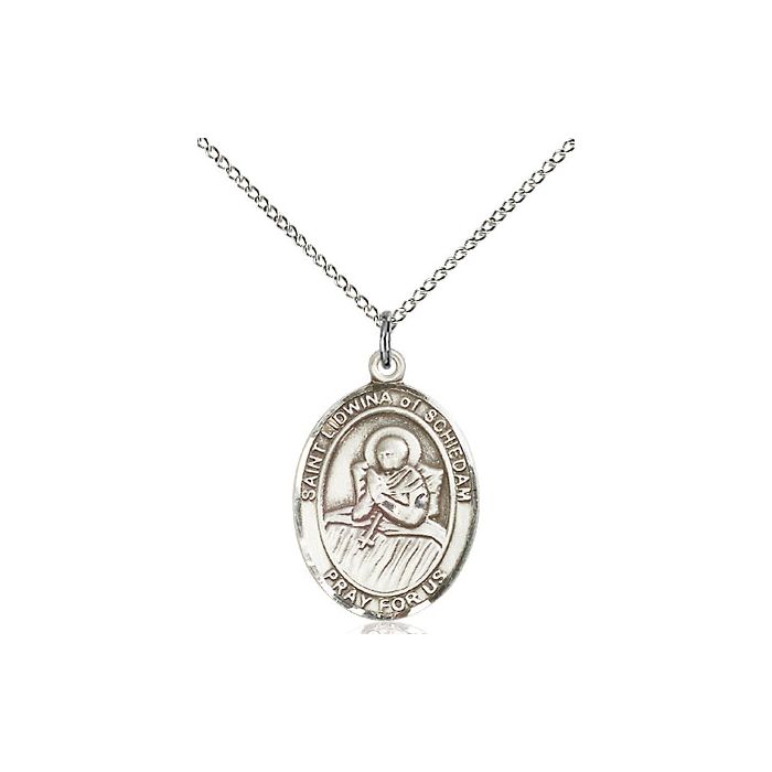 St. Lidwina of Schiedam Medium Pendant