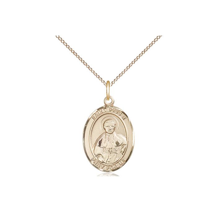 St. Pius X Medium Pendant