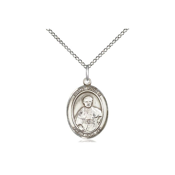 St. Pius X Medium Pendant