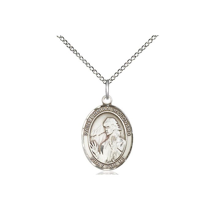 St. Finnian of Clonard Medium Pendant