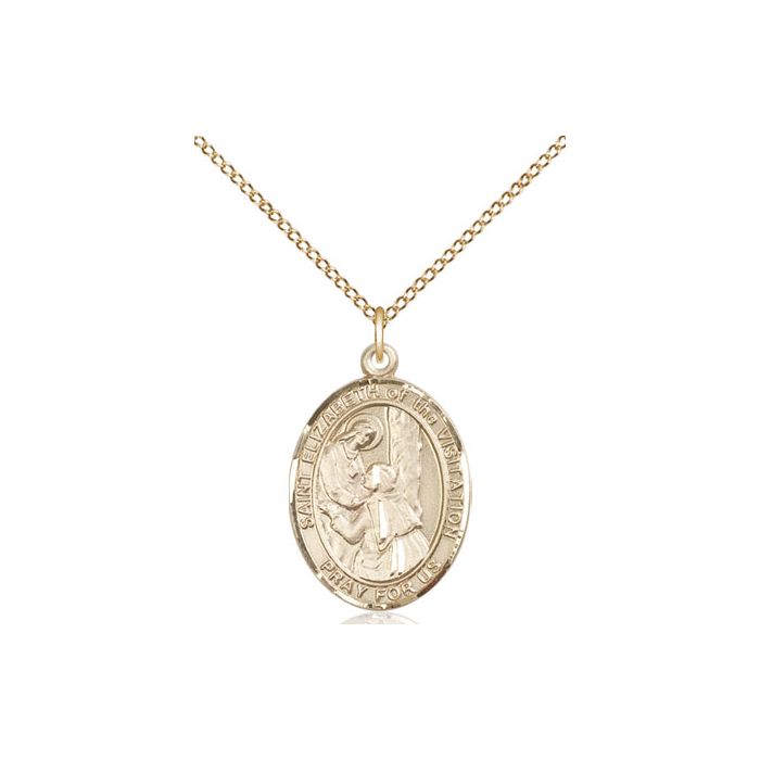 St. Elizabeth of the Visitation Medium Pendant