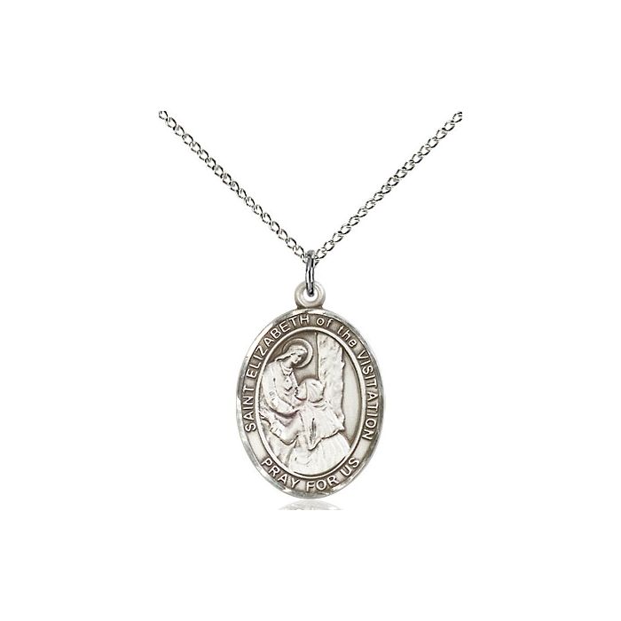 St. Elizabeth of the Visitation Medium Pendant