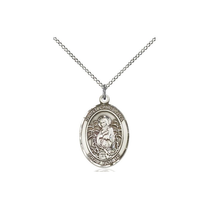 St. Christina the Astonishing Medium Pendant